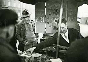 Begging: Fortune-teller at Alexanderplatz in Berlin, 1930