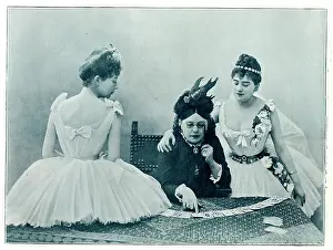 Neckline: Fortune Teller and two Ballet Dancers