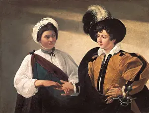 Caravaggio: The Fortune Teller, by Caravaggio