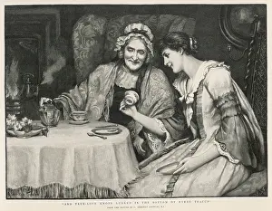 Divination: Fortune teller, reading tea leaves