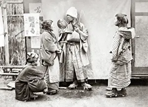 Tellers: Fortune tellers, Japan, circa 1870s