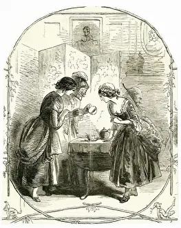 Strangers: Fortune telling from tea leaves 1851