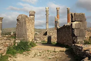 Tetrastyle: Forum and Capitoline Temple, Volubilis, Meknes-Tafilalet