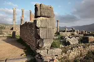 Tetrastyle: Forum and Capitoline Temple, Volubilis, Meknes-Tafilalet