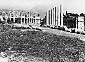 Coliseum: Forum Romanum with the Coliseum in Rome, 1936