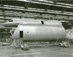 Mate: The forward fuselage of the first Lockheed C-5A Galaxy i