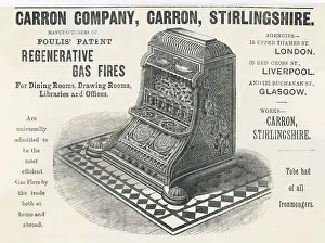 Carron: FOULIS GAS FIRE/1889