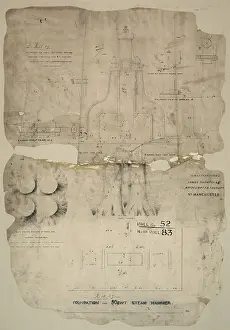 Gaskell: Foundation for 30 cwt steam hammer