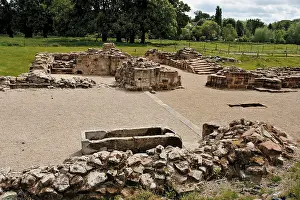Redditch: Foundations of Bordesley Abbey, Redditch, Worcestershire