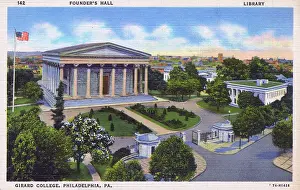 Girard: Founders Hall and Library - Girard College, Philadelphia, PA