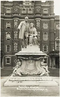 Hohenlohe: The Founders Statue - Royal Holloway College, Egham, Surrey