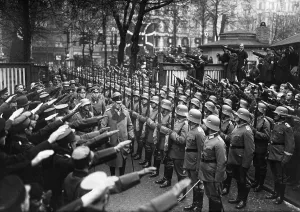 Reichswehr: Founding ceremony of the Reich organized by