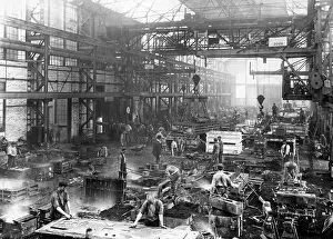 Tegel: Foundry in Berlin-Tegel, around 1930