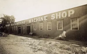 Smithy: Foundry Blacksmithing Machine Shop, North Dakota, USA