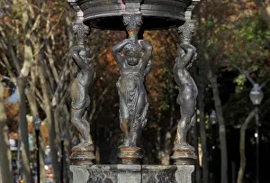 Caryatid: Fountain, Barcelona, Spain