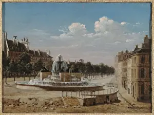 Bondy: The fountain in the boulevard de Bondy, Paris