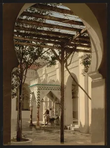 Kebir: Fountain in Mosque of El Kebir, Algiers, Algeria