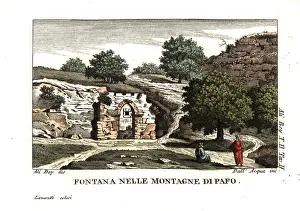 Viaggi: A fountain among the mountains of Paphos, Cyprus