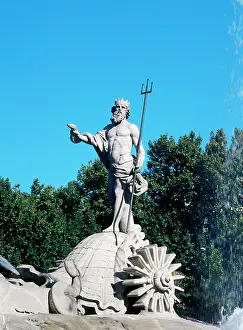 Neptune: Fountain of Neptune by Juan Pascual de Mena. 18th century. M