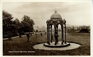 Auckland: Fountain in the Park, Shildon, County Durham