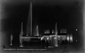 Illumination: The Fountain and Pavilion at Night