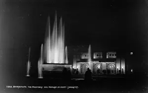 Illumination: The Fountain and Pavilion at Night