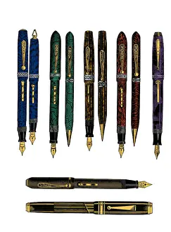 Clipart: Fountain Pens