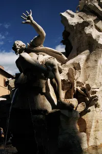Bernini: Fountain, River God Rio de la Plata, by Bernini