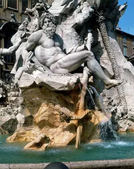 Navona: Fountain of Four Rivers, by Bernini