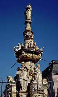 1595: Fountain of Saint Peter, 1595. By Hans Ruprecht Hoffmann (15