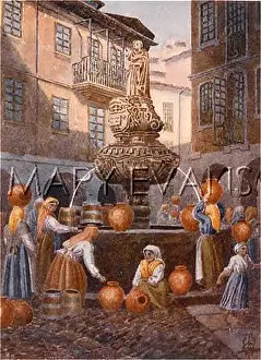 Lugo: FOUNTAIN IN SPAIN