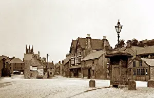 Tideswell: Fountain Square, Tideswell early 1900's
