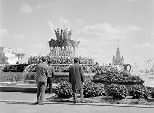 Constructed: Fountain Stone flower in VDNKH, 1967