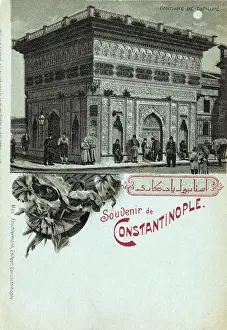 Tophane: Fountain on Tophane Square, Istanbul, Turkey