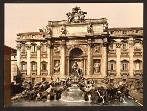 Trevi: Fountain of Trevi, Rome, Italy