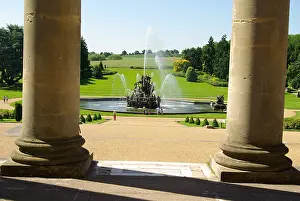 Witley: Fountain at Witley Court, Worcestershire