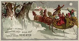 Sledding: Four-Horse Sleigh