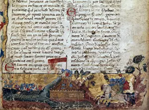 Miniatures: Fourth Crusade (1202-1204). Crusade troops attack