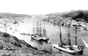 Fowey: Fowey, from Hall Walk 1901