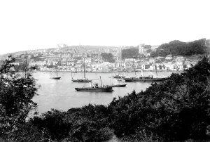 Fowey: Fowey, from Pont River 1901