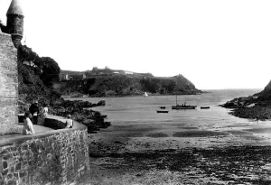 Fowey: Fowey, Ready Money Beach 1908