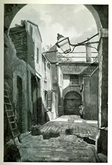 Tavern: Fox Under the Hill, site of Hotel Cecil, London