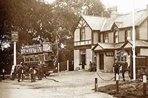 Westerham: Fox and Hounds, Westerham Hill early 1900's