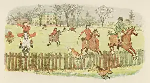 Caldecott: FOX HUNTING THE CHASE