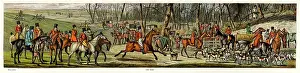Huntsmen: Fox hunting, the meet 1820