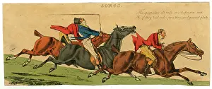 Sportsmen: Foxhunting scene by Henry Alken