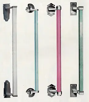 Grips: Foyer Door Handles with Doverite grips