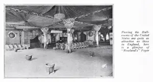 Roseland: Foyer in the New York dancing establishment Roseland, 1924