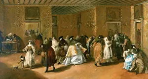Veneziano: The Foyer, painting by Francesco