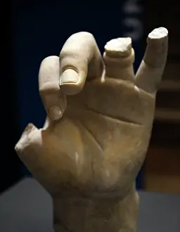 Nail: Fragment from colossal statues of Trajan and Hadrian